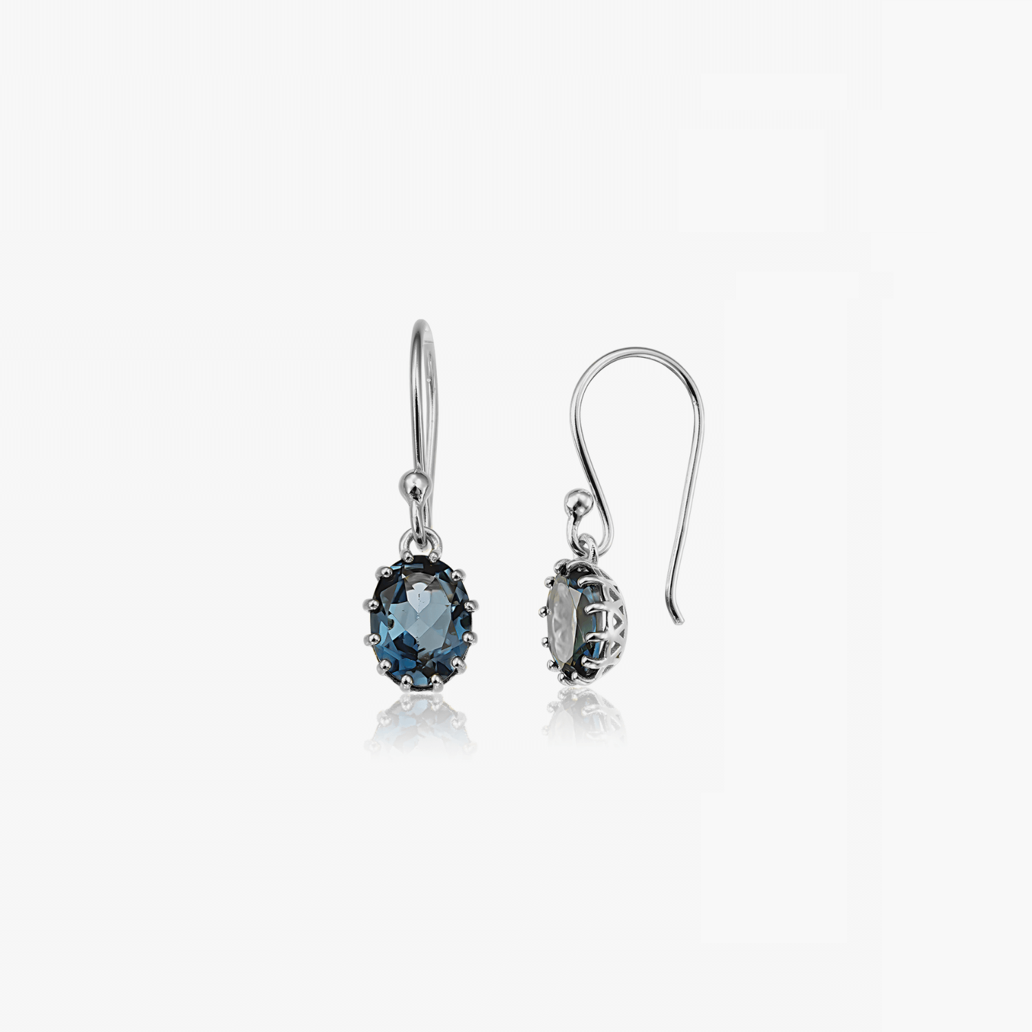 Orecchini in argento Serene - Topazio London - Indira