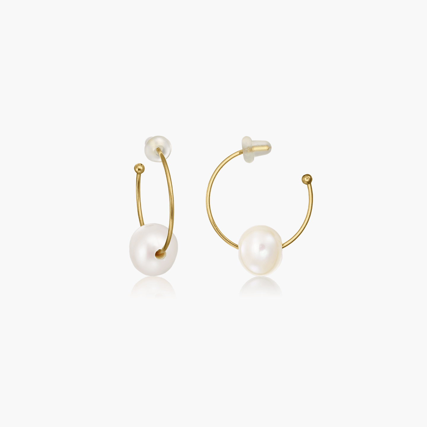 Orecchini in oro Boucle - Perle Naturali - Indira