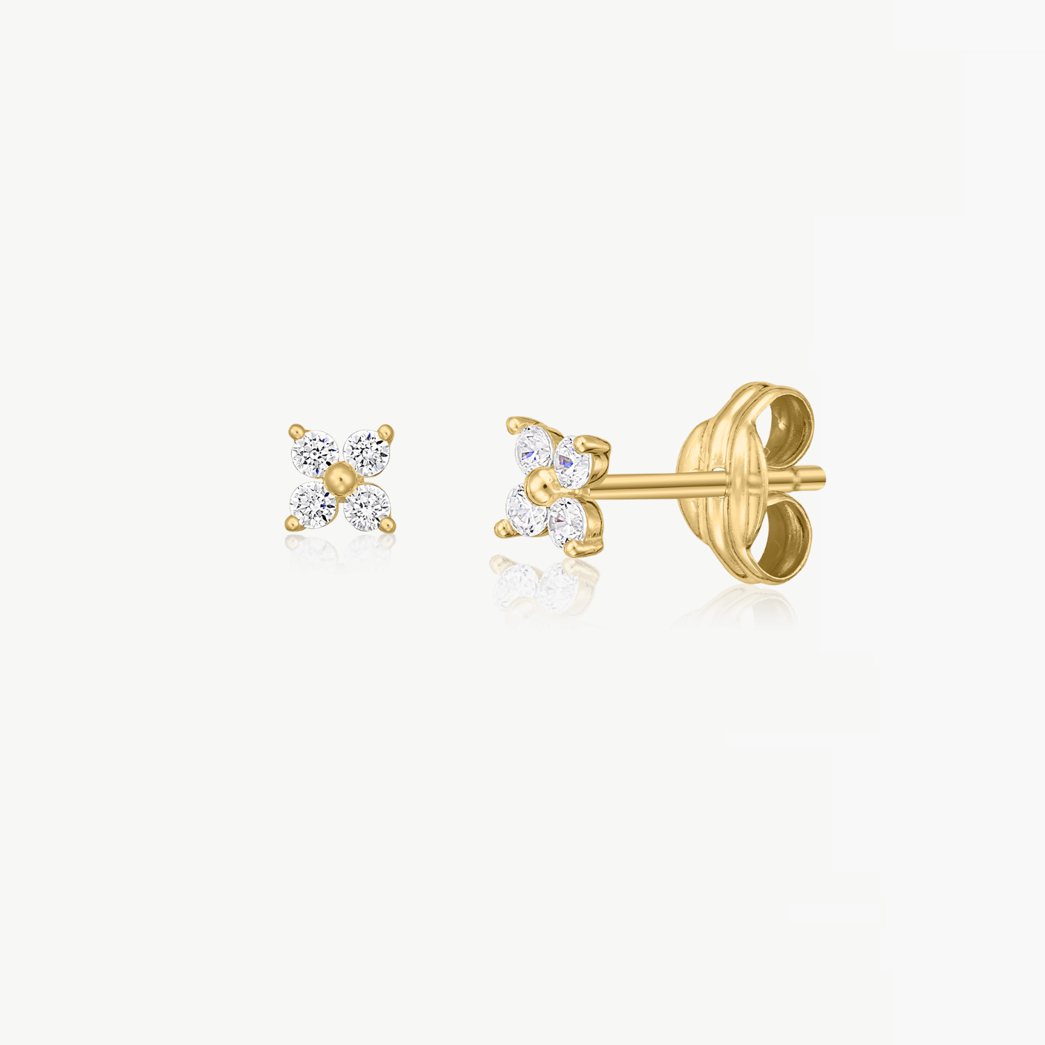 Orecchini in oro Edelweiss - Zirconia - Indira