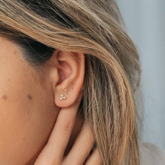 Orecchini in oro Pointe - Perle Naturali - Indira