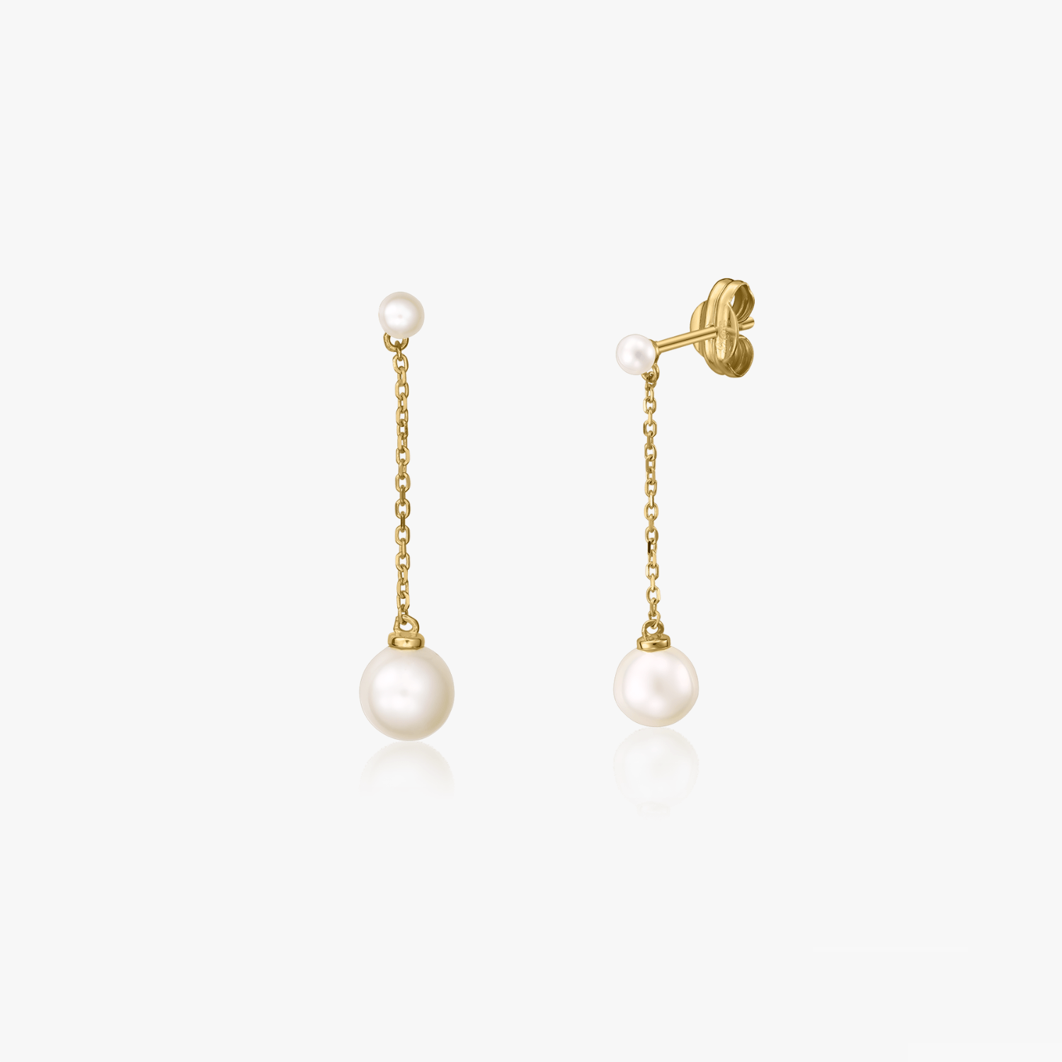 Orecchini in oro Sia - Perle Naturali - Indira