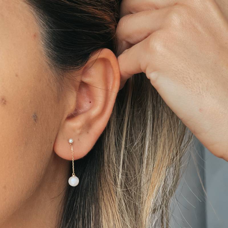 Orecchini in oro Sia - Perle Naturali - Indira