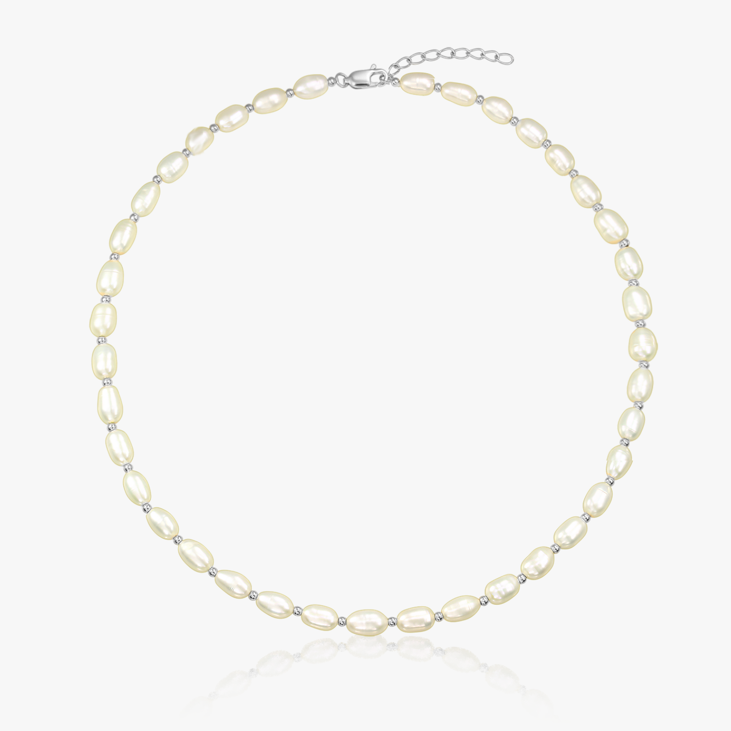 Collana in argento Chérie - Perle Naturali - Indira