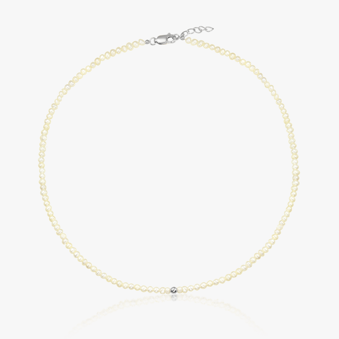 Collana in argento Glamour - Perle Naturali - Indira