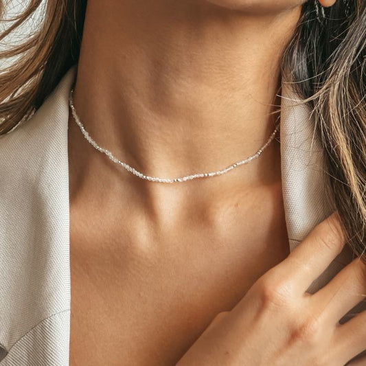 Collana in argento SummerScape – Pietra di Luna - Indira