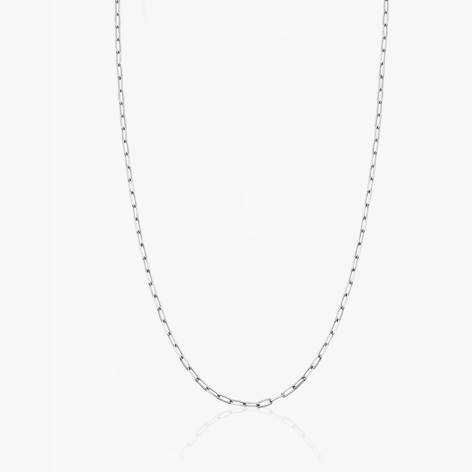 Collana girocollo argento Paperclip - Indira