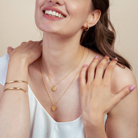 Bracciale in argento Stardom Golden - Pietra di Luna - Indira