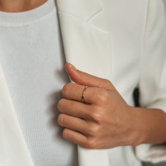 Anello in oro Elegance - Diamanti - Indira