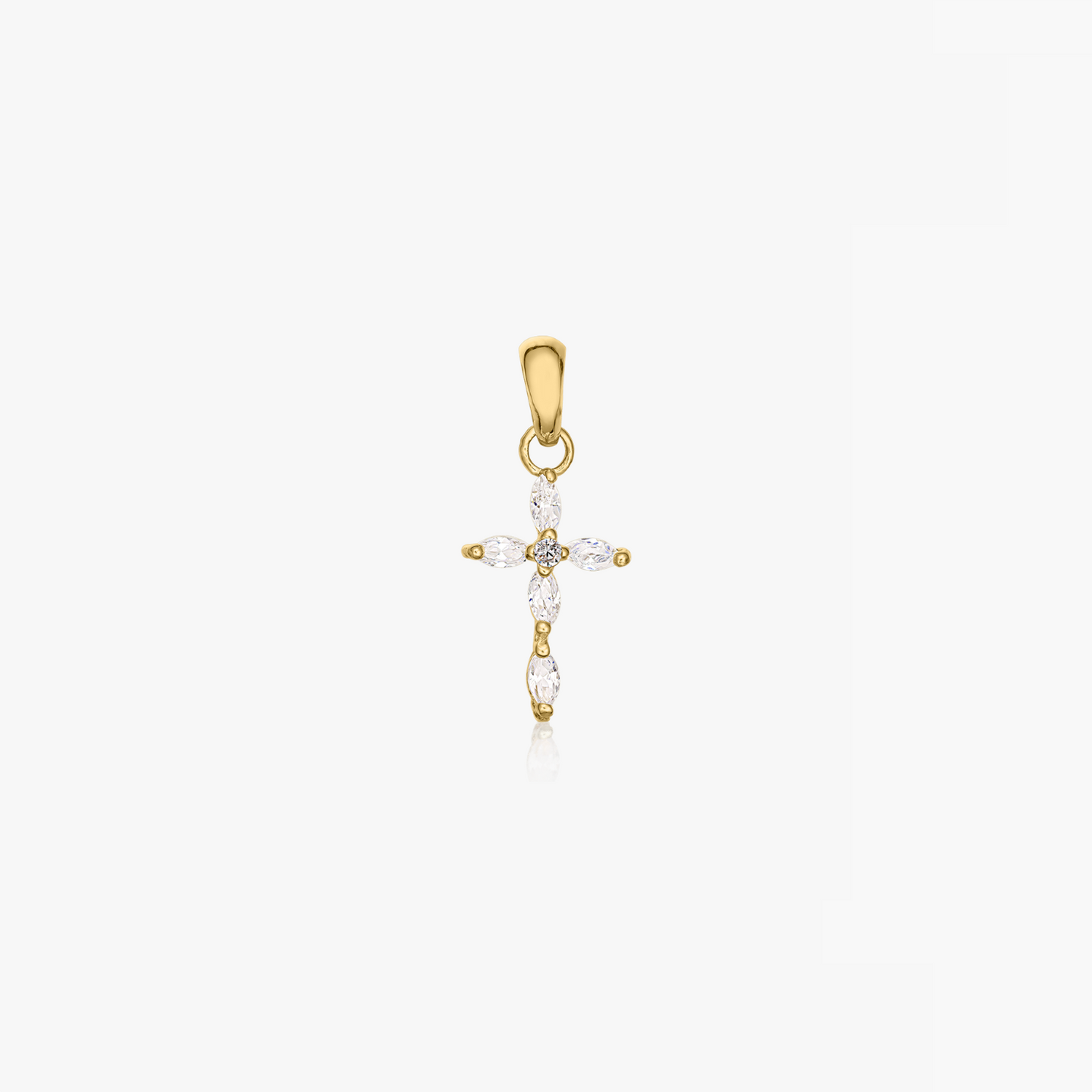 Ciondolo d'oro Croix - Indira