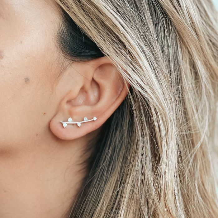 Orecchini in argento Ivy - Zirconia - Indira