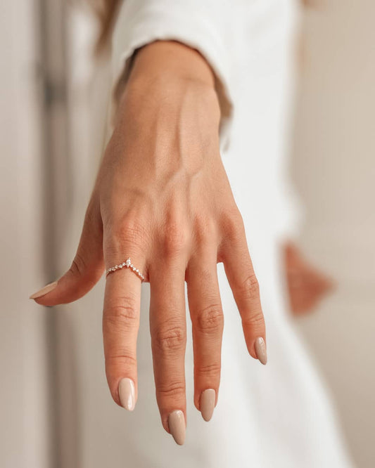 Anello in oro Éternité - Diamanti - Indira