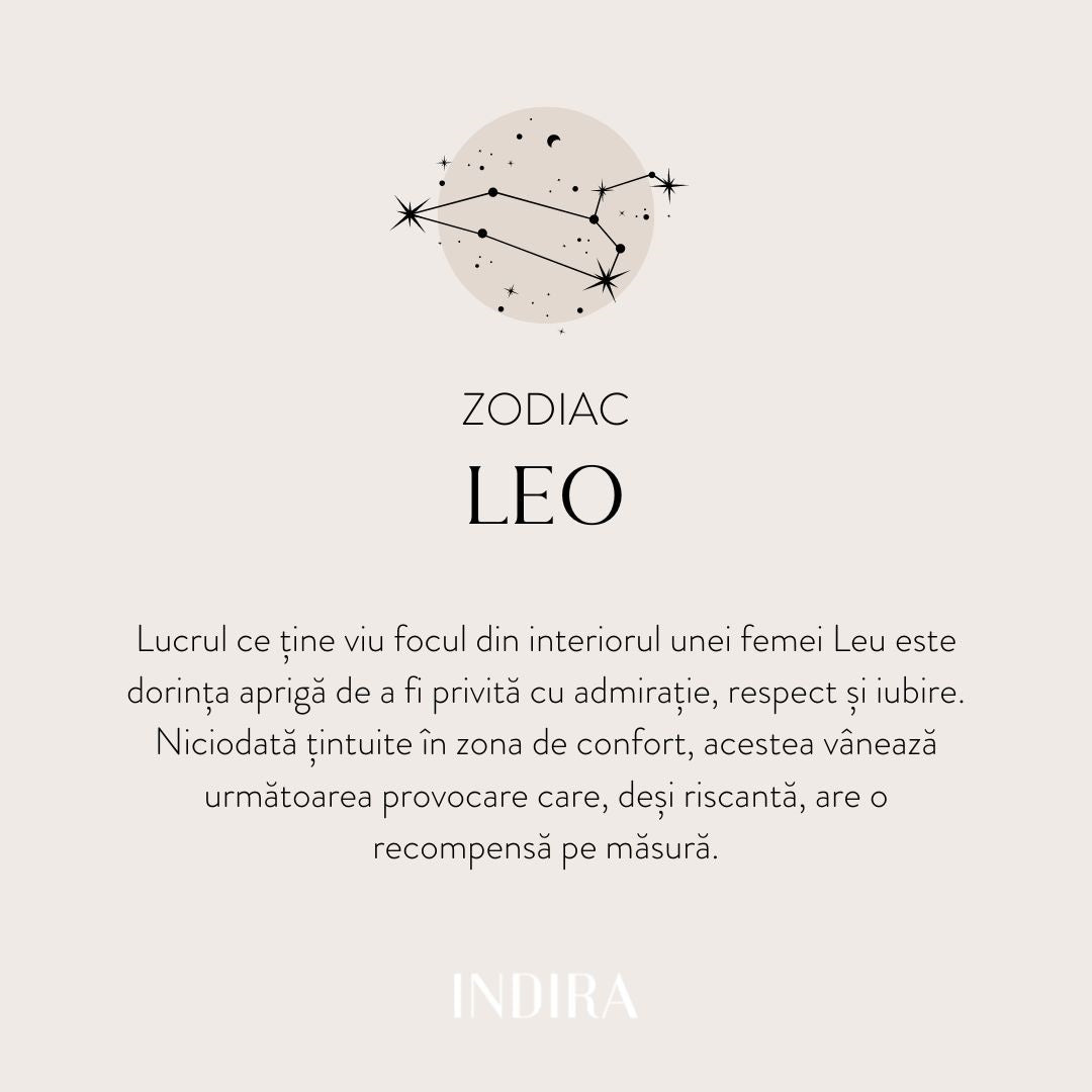 Collana in argento Silver Zodiac - Leo - Indira