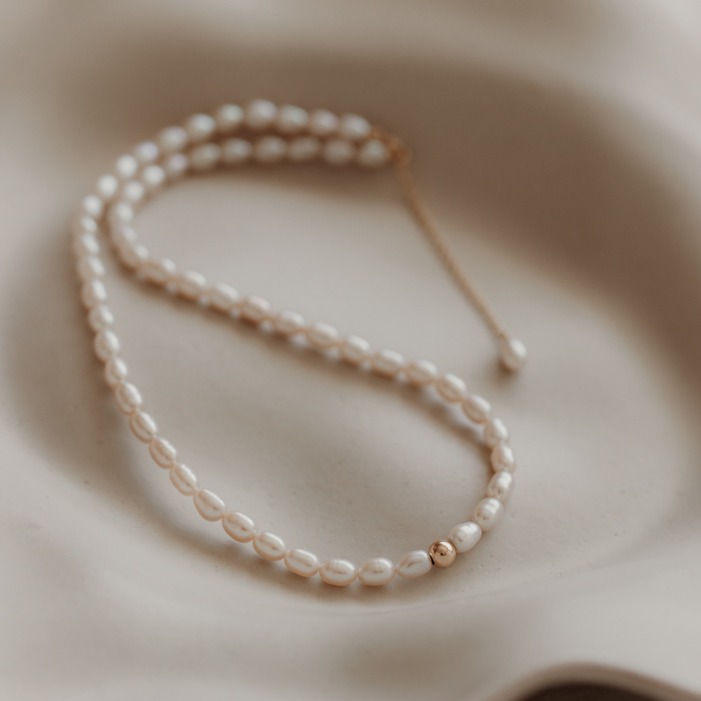 Collana in oro Blair - Perle Naturali - Indira