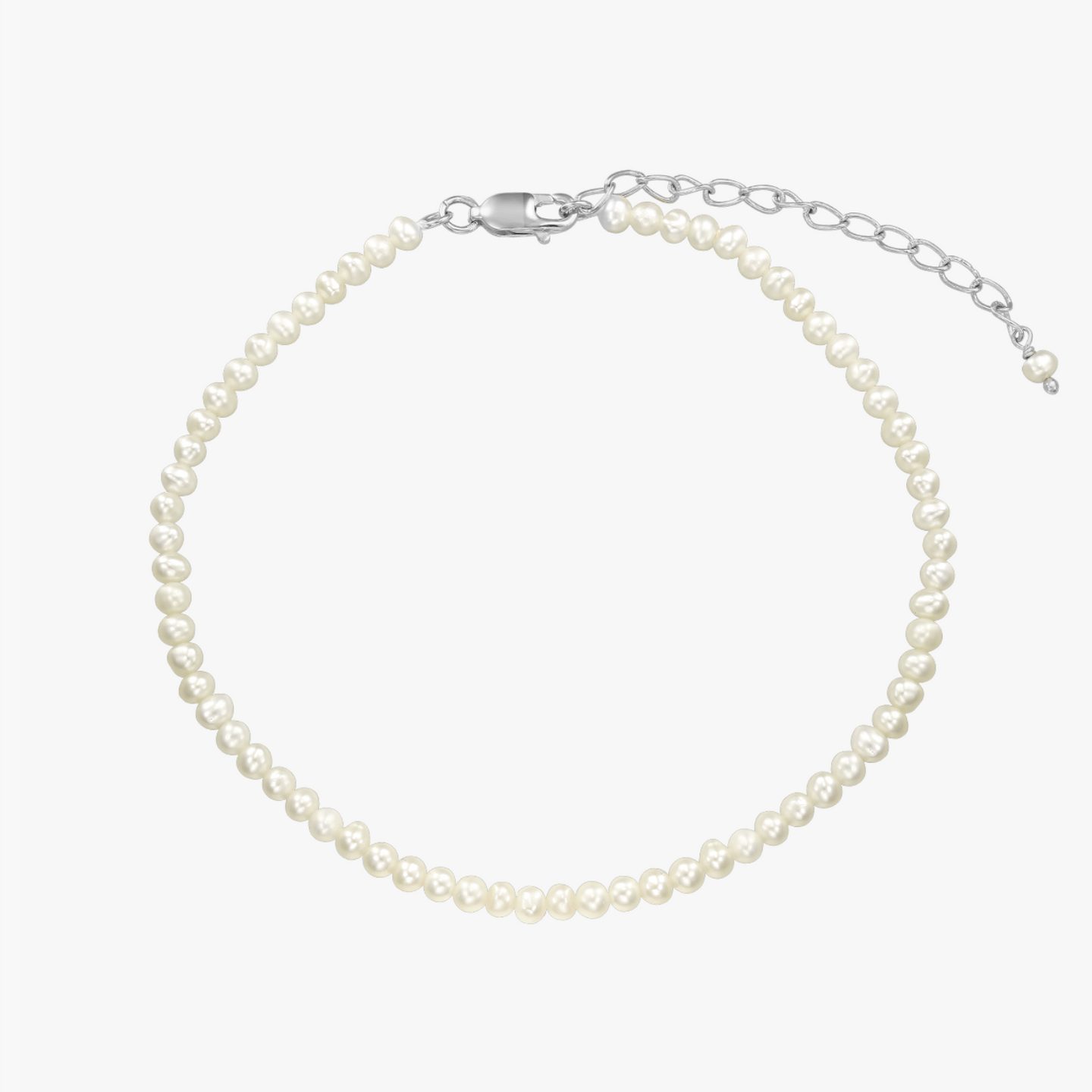 Cavigliera in argento Finesse - Perle Naturali - Indira