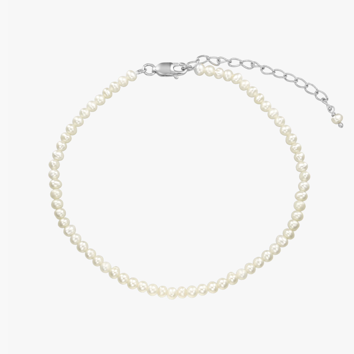Cavigliera in argento Finesse - Perle Naturali - Indira
