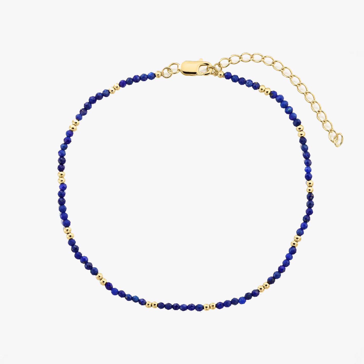 Cavigliera in argento SummerScape Golden – Lapis - Indira