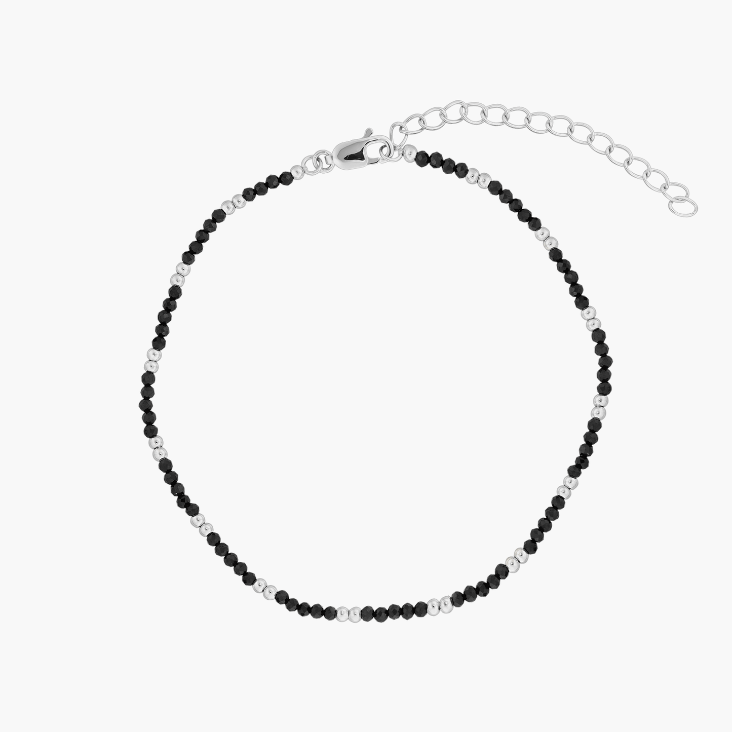 Cavigliera in argento Summerscape - Spinello Nero - Indira
