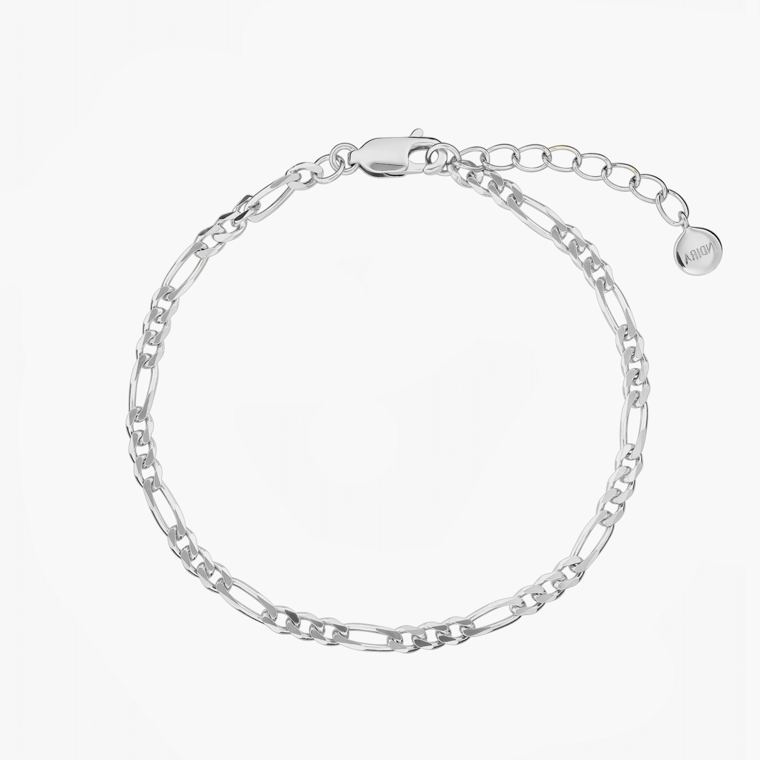 Bracciale in argento Figaro - Indira