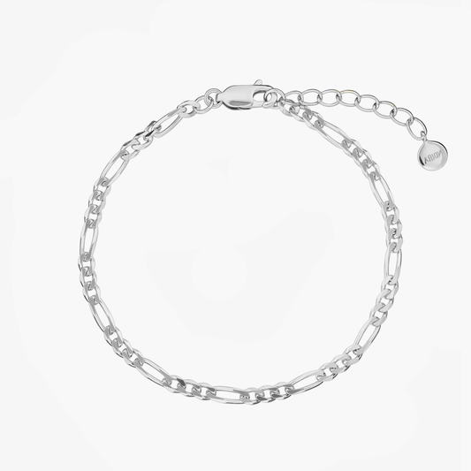 Bracciale in argento Figaro - Indira