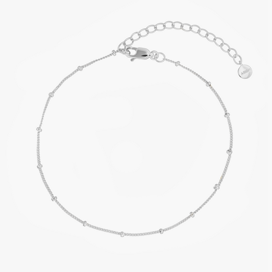Cavigliera in argento Beaded - Indira