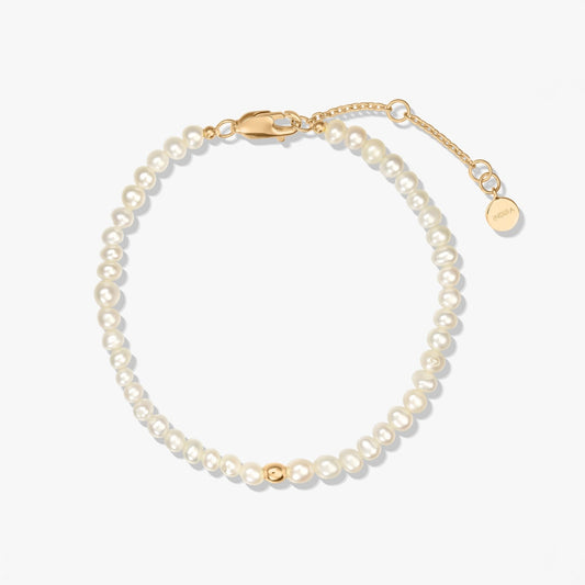 Bracciale in Argento Golden Glamour - Perle Naturali