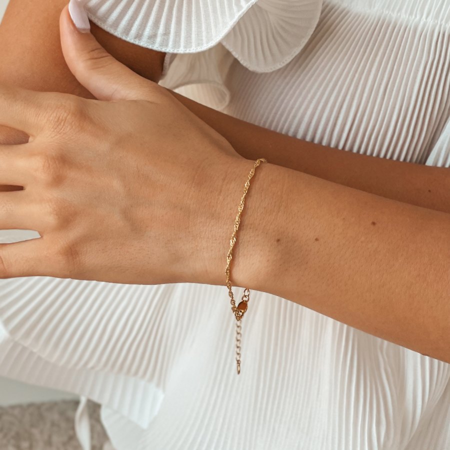 Bracciale in argento Golden Singapore - Indira