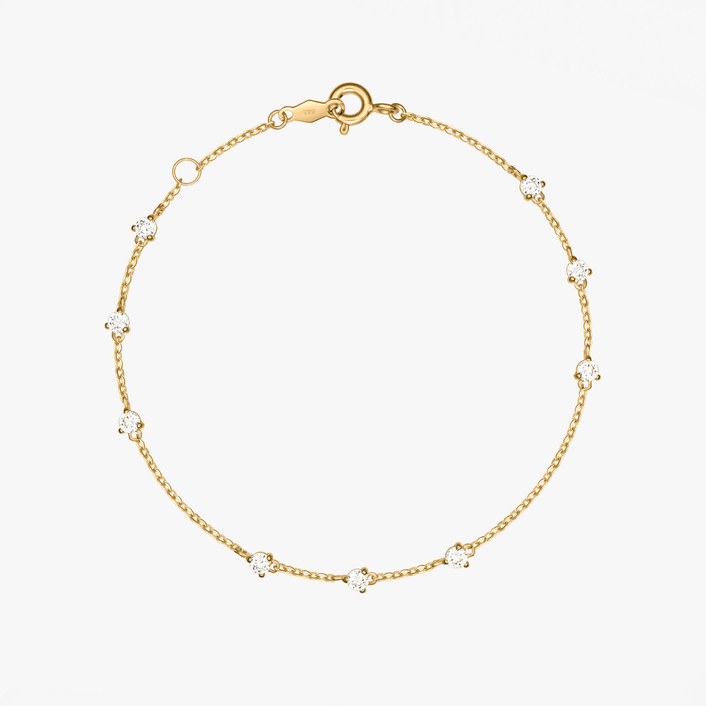 Bracciale in oro Starburst - Zirconia - Indira