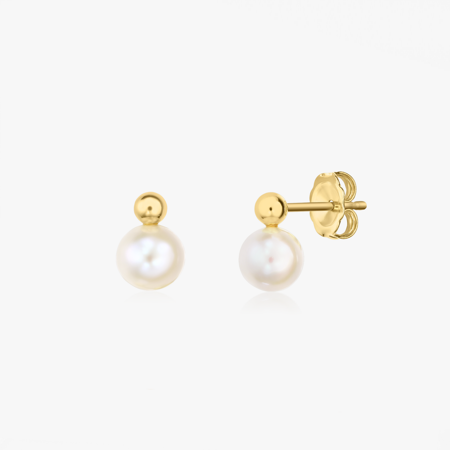 Orecchini in argento Golden Avery - Perla Naturale - Indira