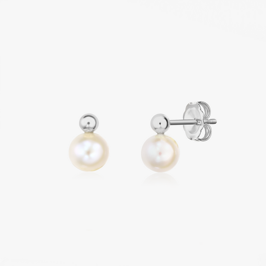 Orecchini in argento Avery - Perla Naturale - Indira