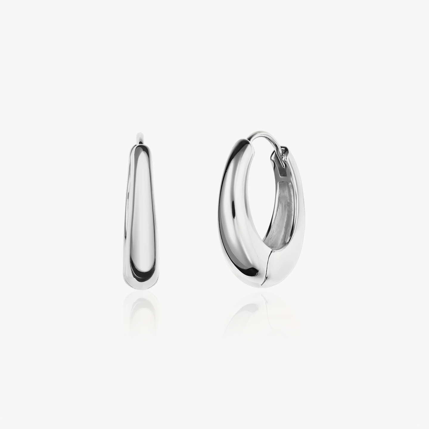 Orecchini in argento Maxi Dome - Indira