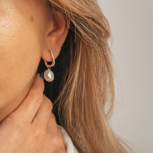 Orecchini in argento Parfait - Perle Naturali - Indira