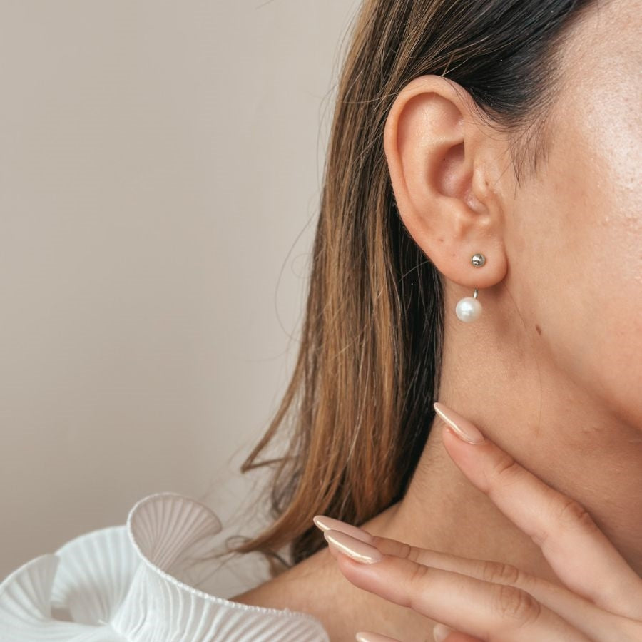 Orecchini in argento Pearl Jacket - Perle naturali - Indira