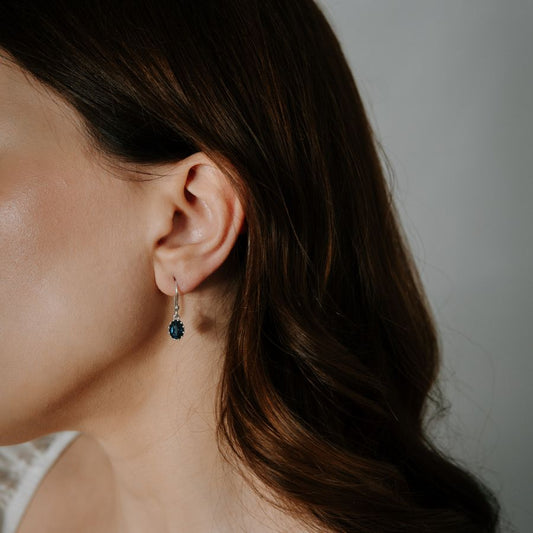 Orecchini in argento Serene - Topazio London - Indira