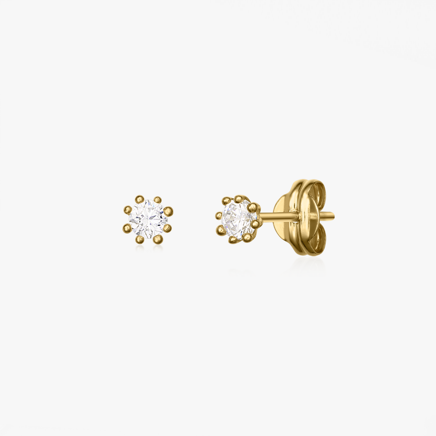 Orecchini in oro Abby - Zirconia - Indira