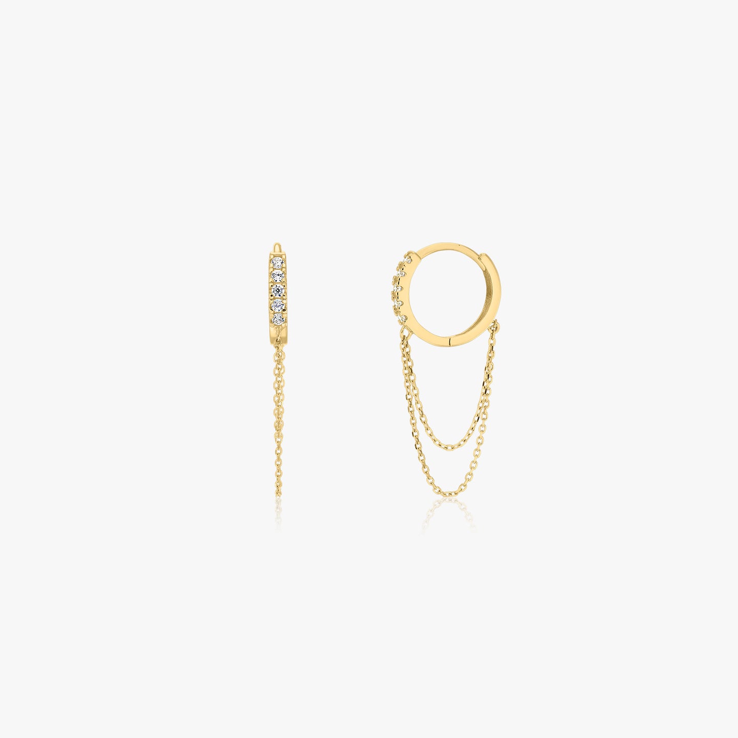 Orecchini in oro Cindy - Zirconia - Indira