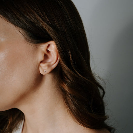 Orecchini in oro Edelweiss - Zirconia - Indira