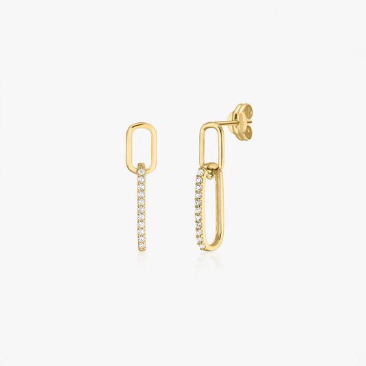 Orecchini in oro Jessica - Zirconia - Indira