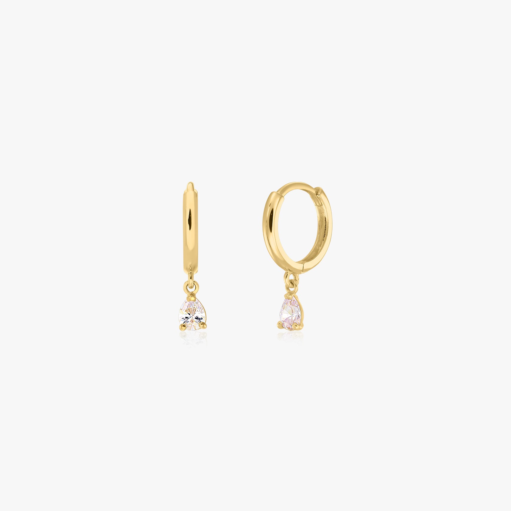 Orecchini in oro Lavender Drops - Zirconia - Indira