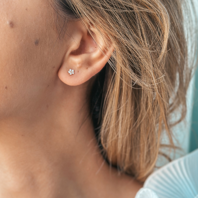 Orecchini in oro Lorelai - Zirconia - Indira