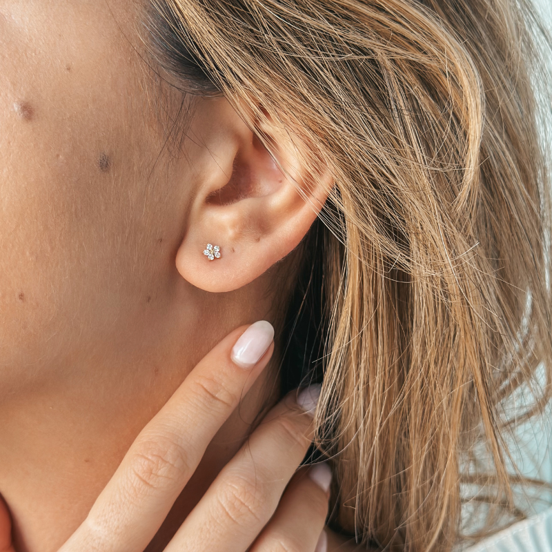 Orecchini in oro Lorelai - Zirconia - Indira