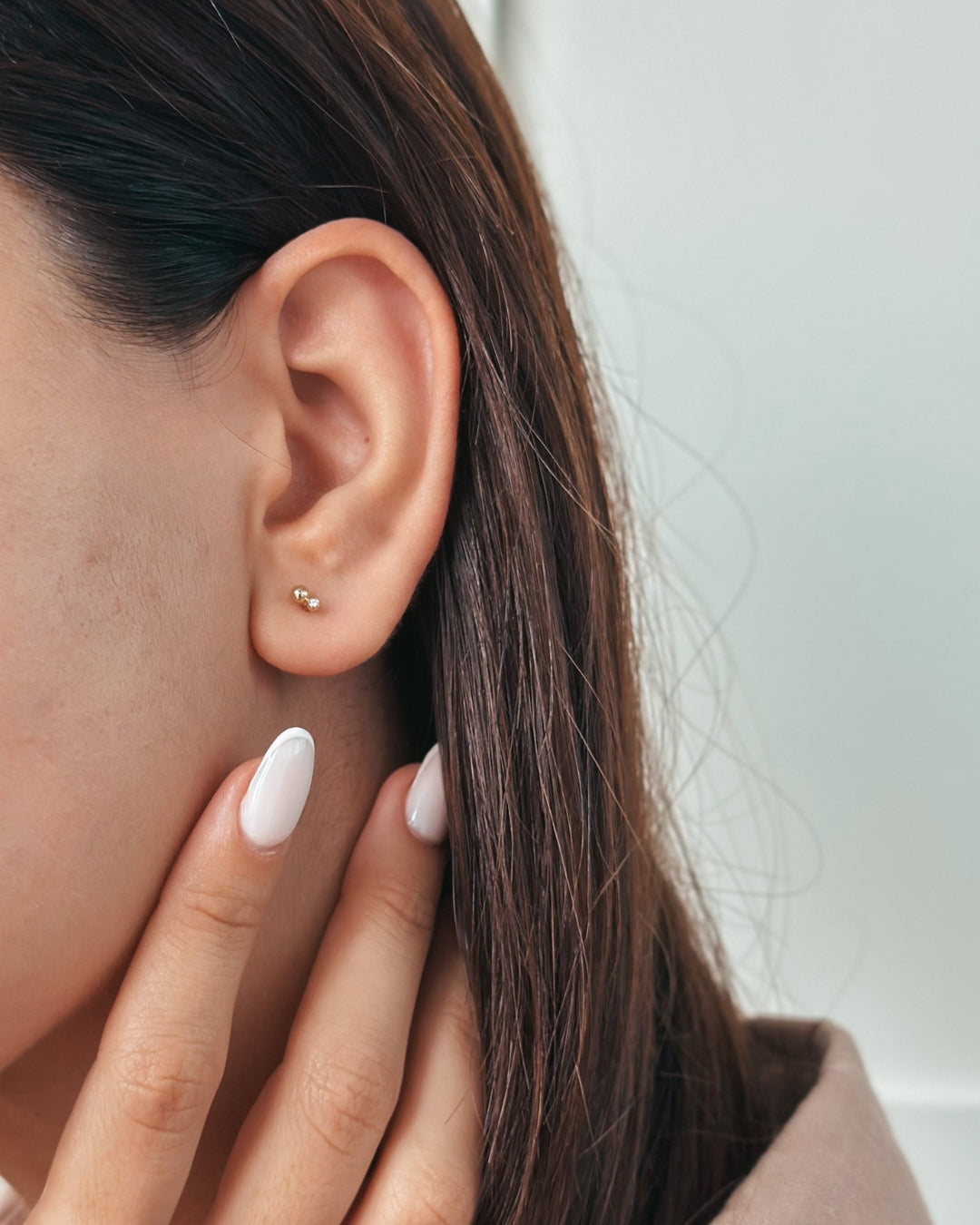 Orecchini in oro giallo Tear - Diamanti - Indira