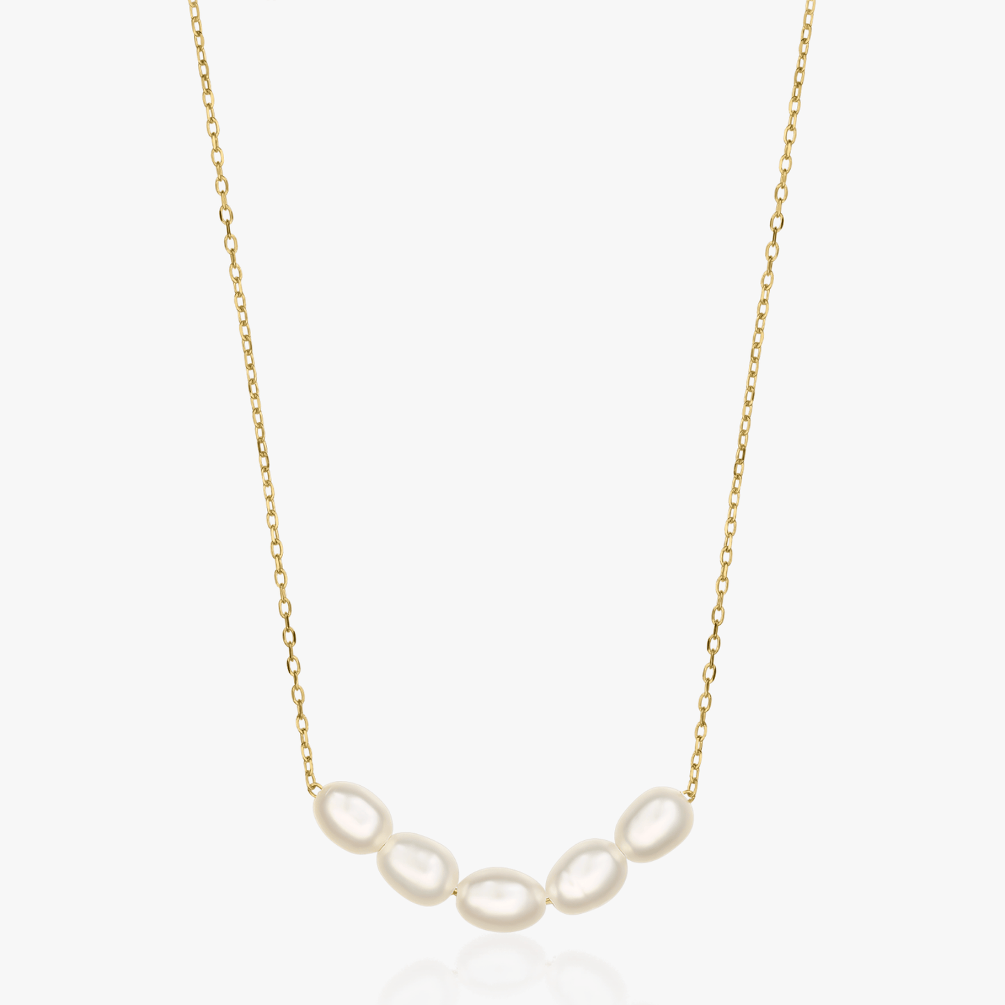 Collana in argento Golden Maia - Perle Naturali - Indira