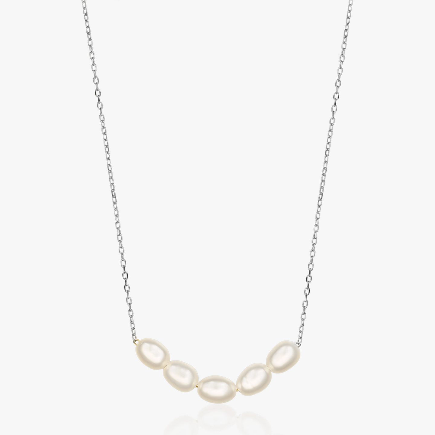 Collana in argento Maia - Perle Naturali - Indira