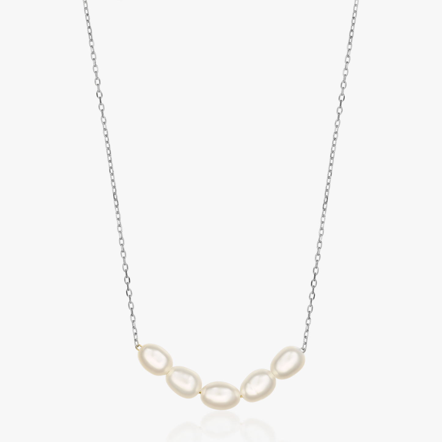 Collana in argento Maia - Perle Naturali - Indira