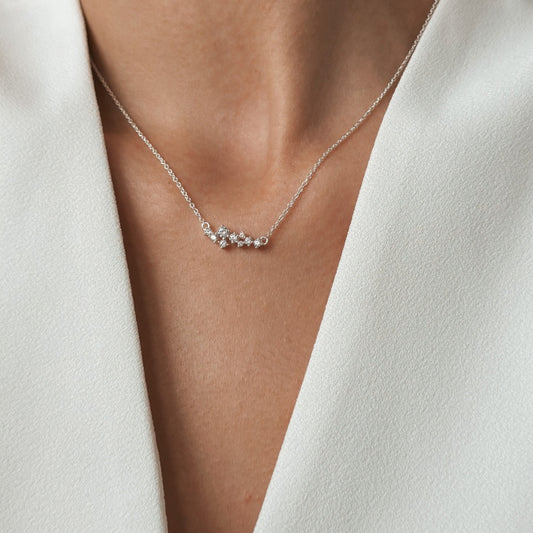Collana in argento Constellation - Indira