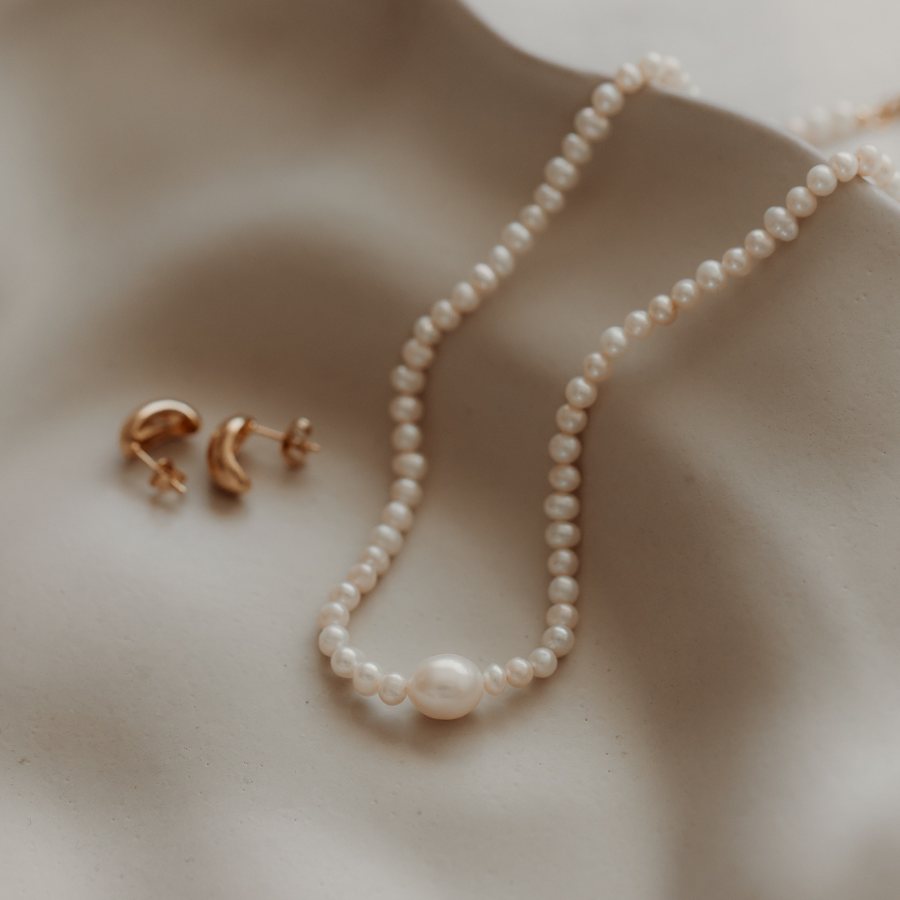 Collana in argento Chanti - Perle coltivate - Indira