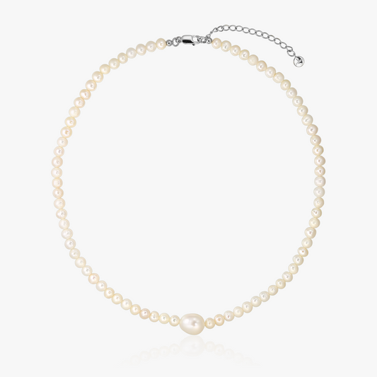 Collana in argento Chanti - Perle coltivate - Indira