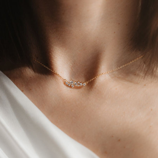 Collana in argento Golden Constellation - Indira