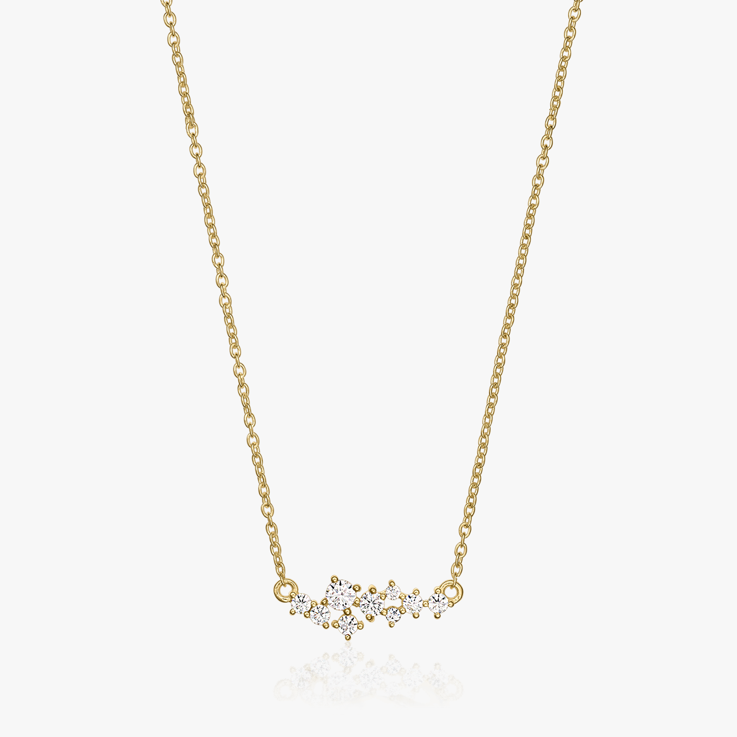 Collana in argento Golden Constellation - Indira