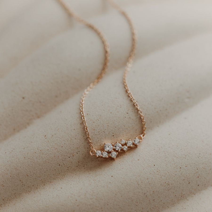 Collana in argento Golden Constellation - Indira